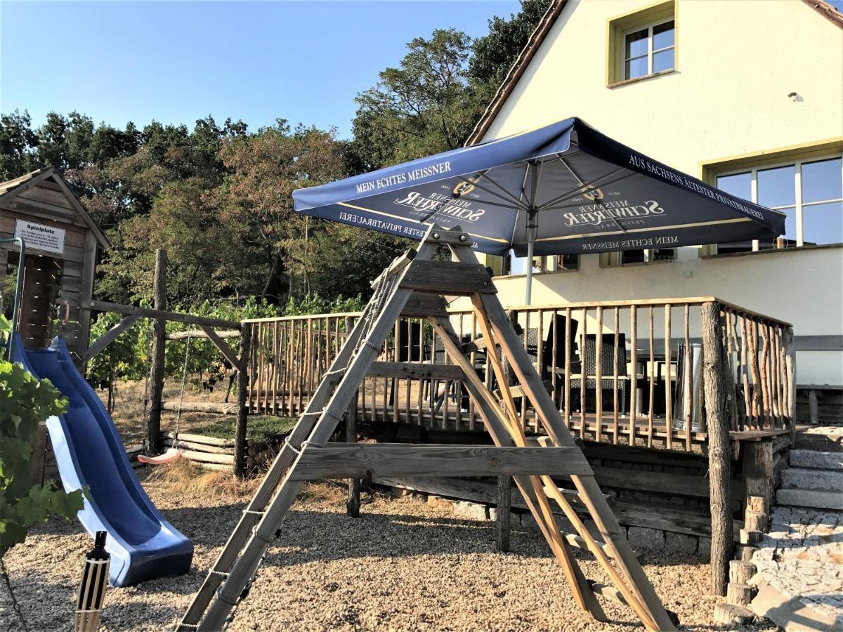 Pension Bella Vista - Winzerhof Golk Meissen Bagian luar foto